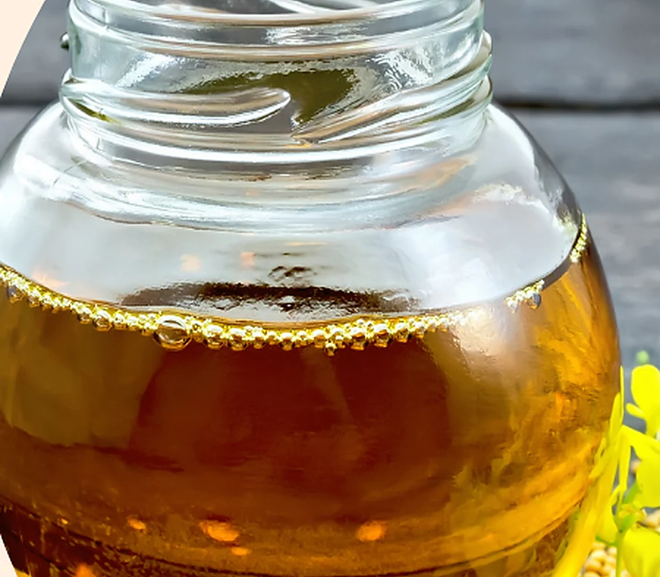 Mustard Oil product imagery for Aagan Foods